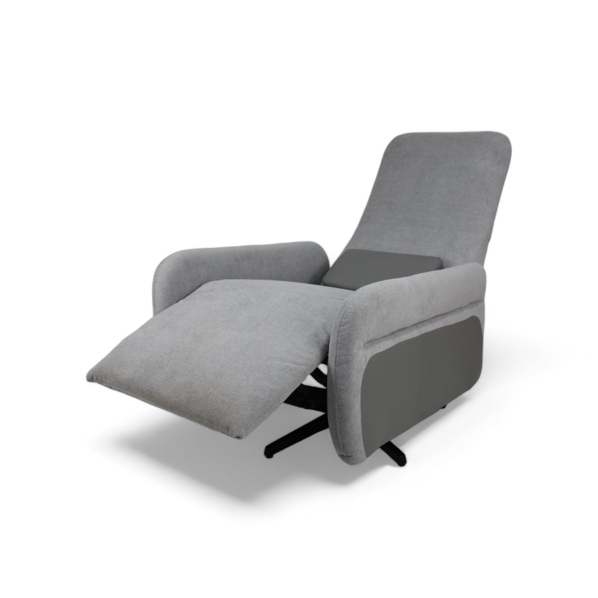 Poltrona Reclinável na Caixa - Fleex Tech Boucle – Poltrona na Caixa - Boucle Cinza