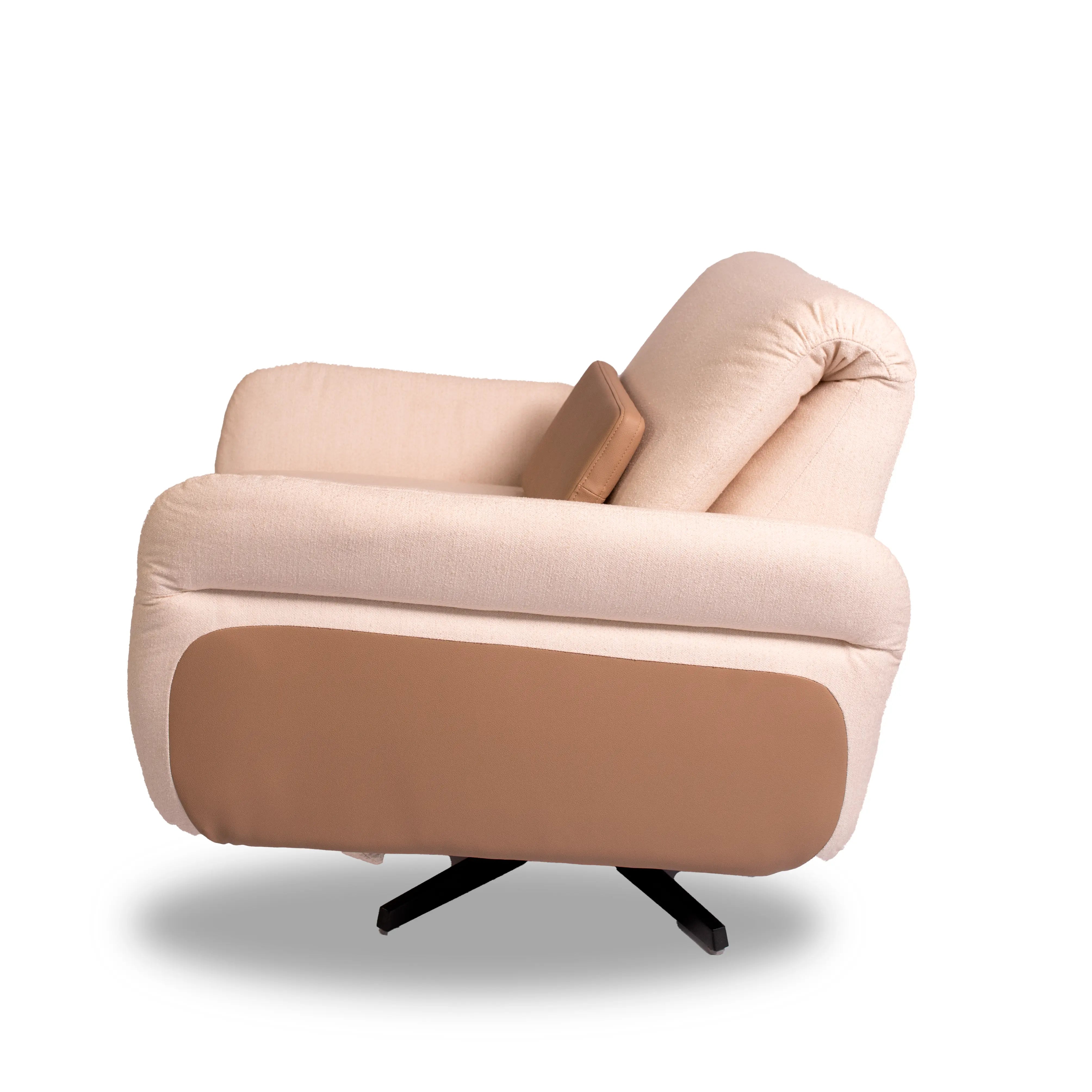 02 Poltronas Reclináveis na Caixa - Fleex Tech Linho – Poltrona na Caixa - Linho Bege