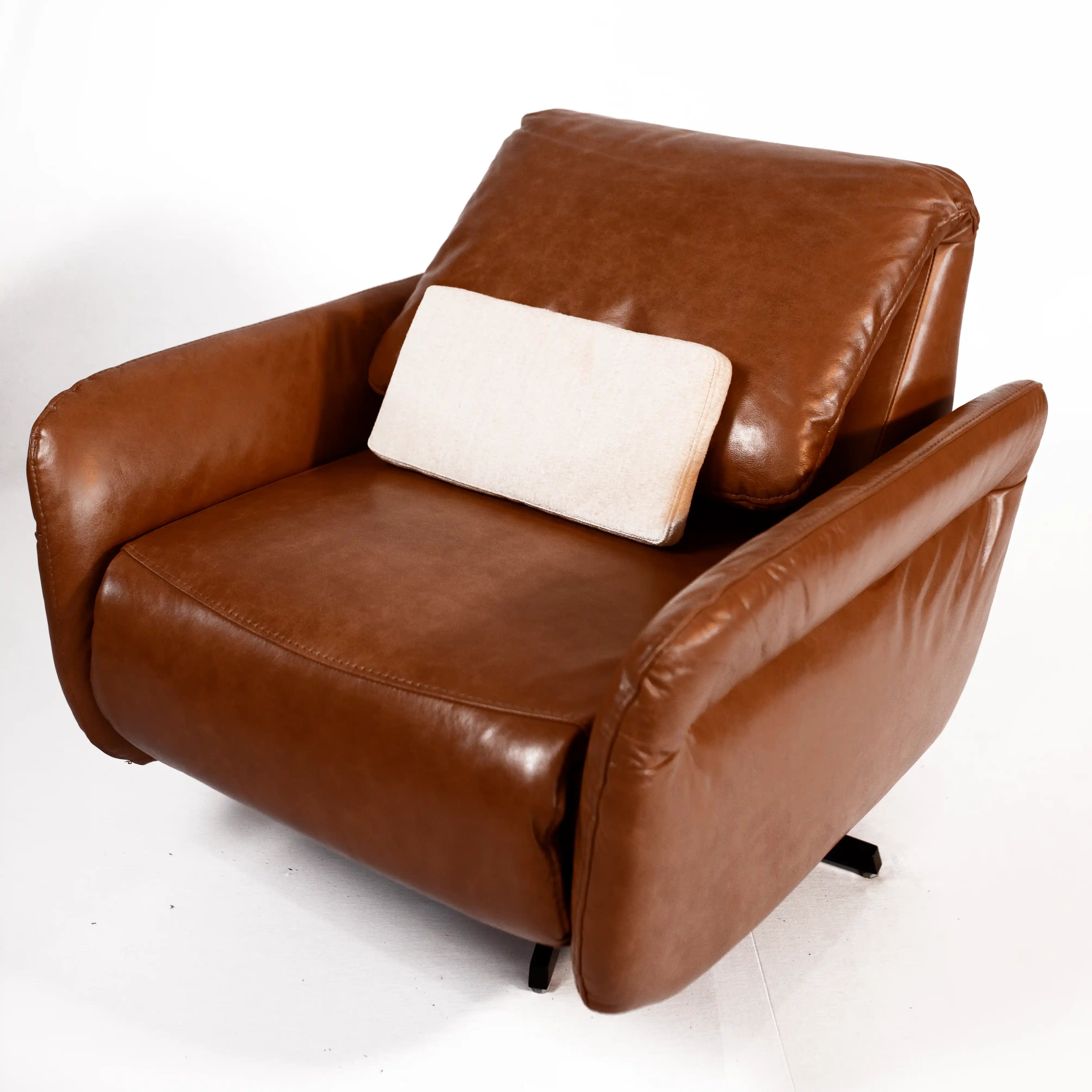 02 Poltronas Reclináveis na Caixa - Fleex Tech Couro – Poltrona na Caixa - Couro Marrom