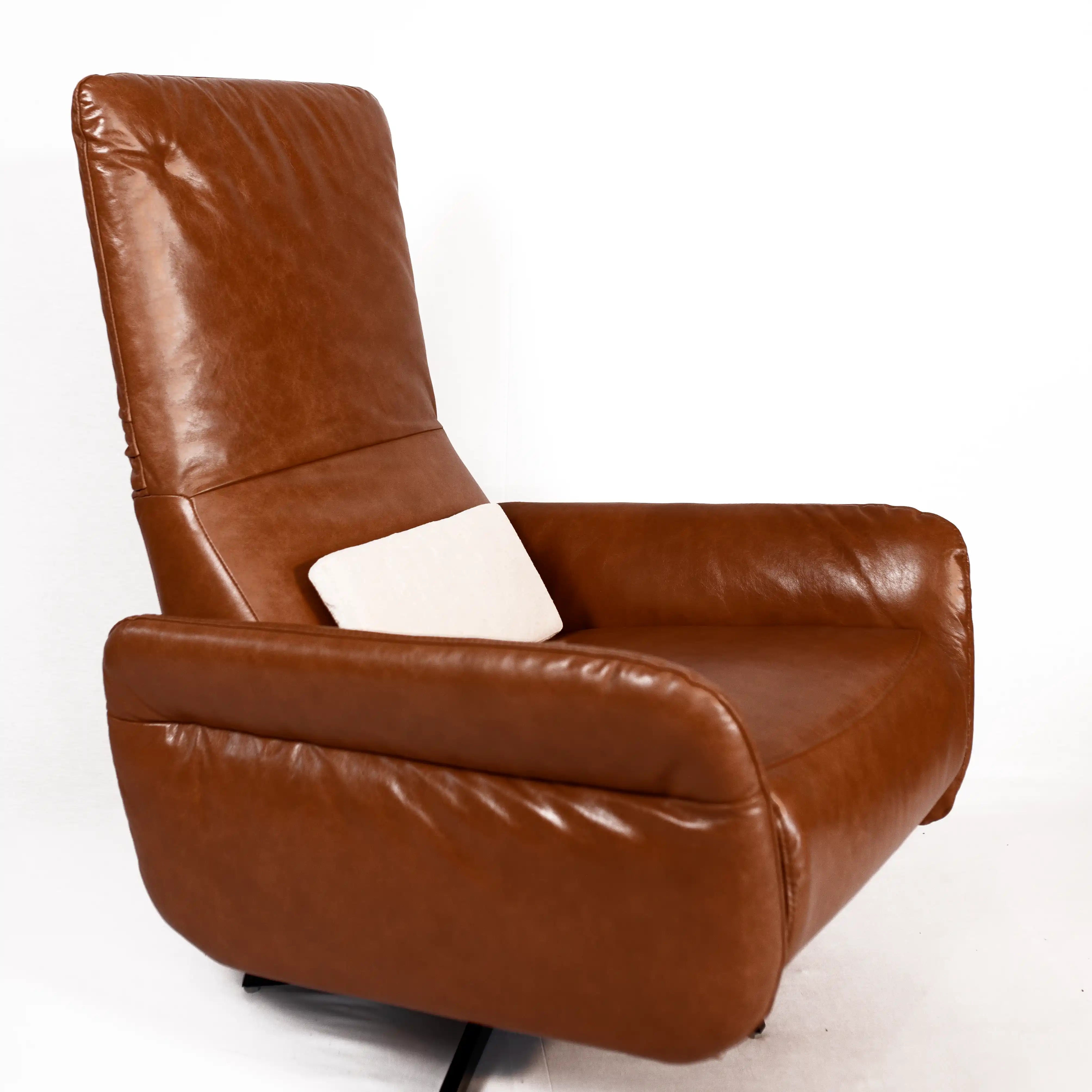 02 Poltronas Reclináveis na Caixa - Fleex Tech Couro – Poltrona na Caixa - Couro Marrom