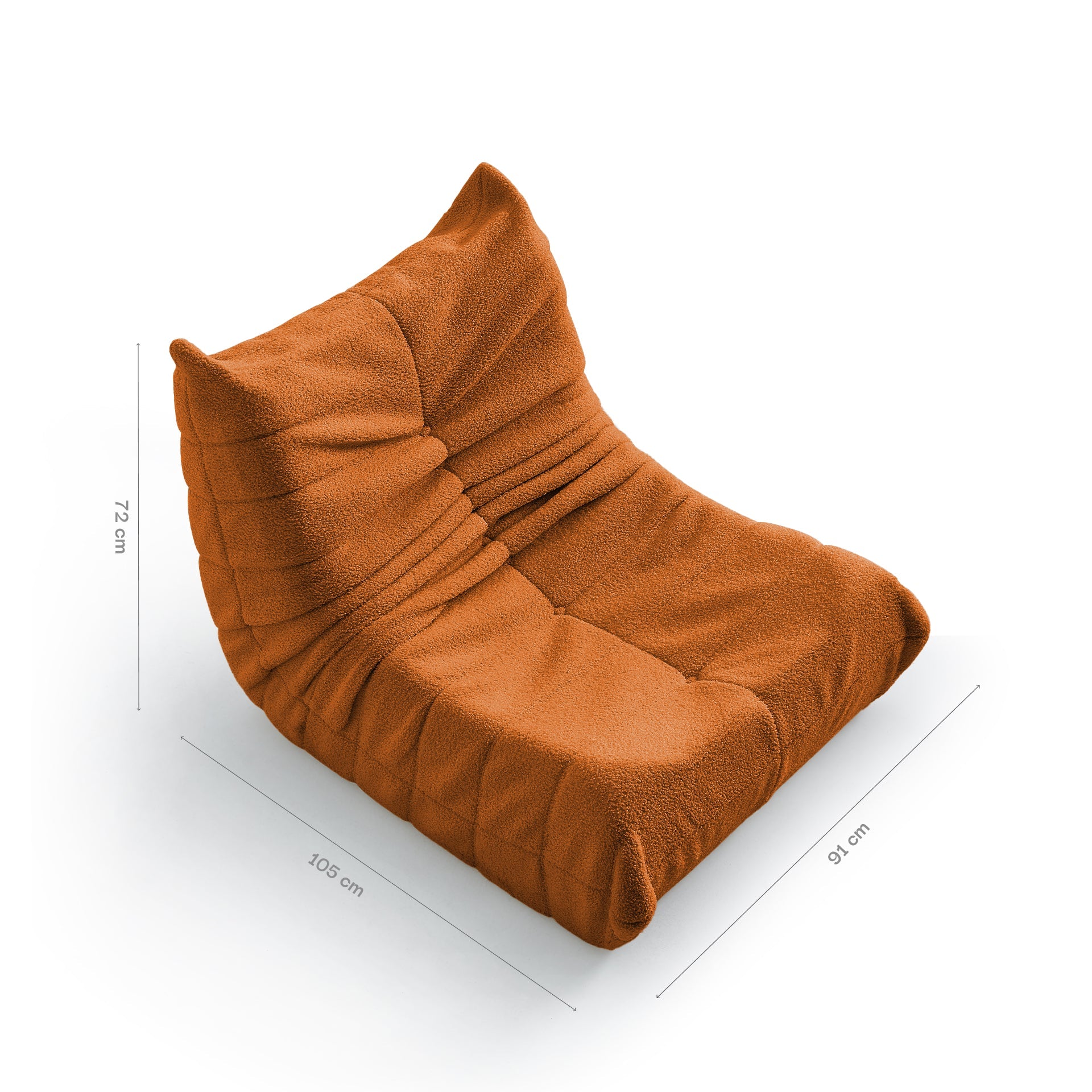 Poltrona Design 1973 Laranja | Poltrona Na Caixa