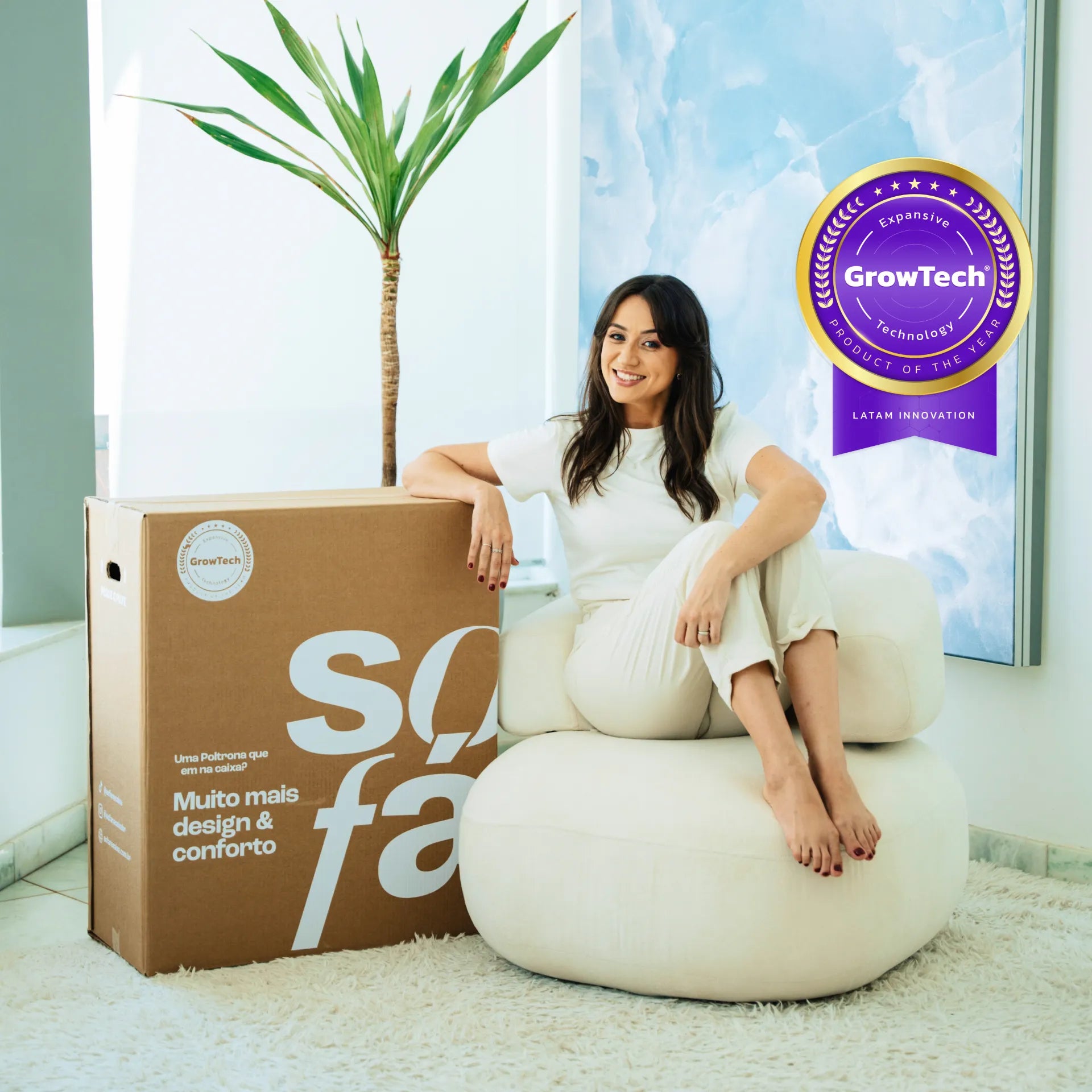 Poltrona Lunna | Poltrona na Caixa