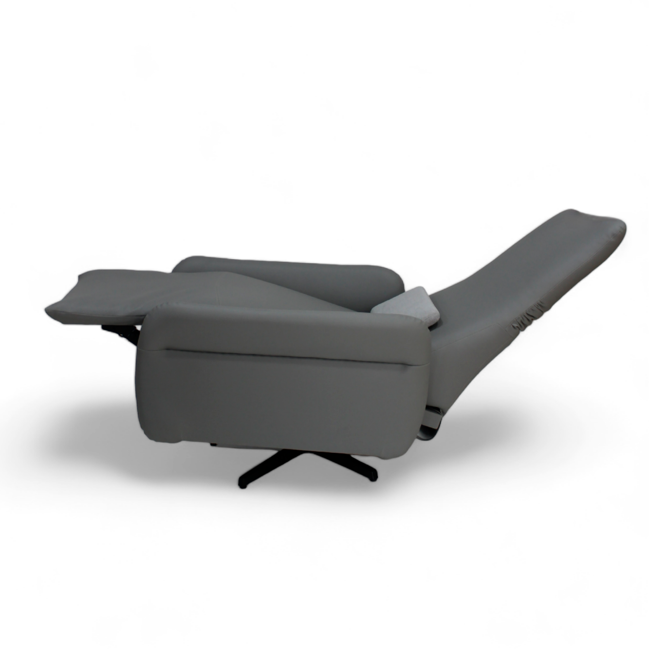 Poltrona Reclinável na Caixa - Fleex Tech Boucle Courino – Poltrona na Caixa - Courino Cinza