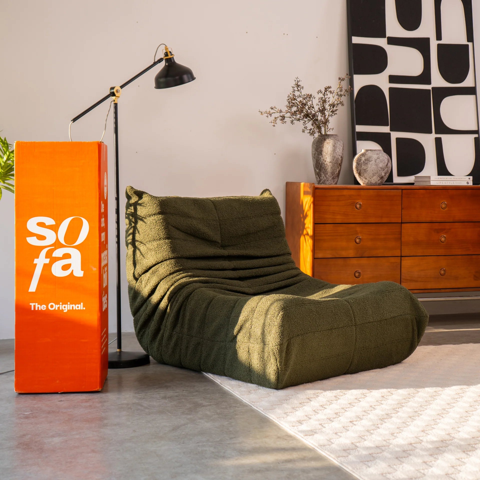 Poltrona Design 1973 Verde | Poltrona Na Caixa